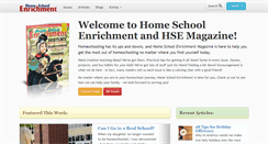 Desktop Screenshot of homeschoolenrichment.com